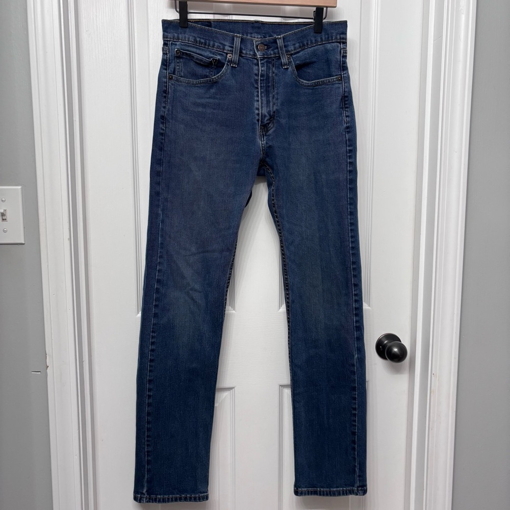Dark Wash Straight Jeans | Levi’s 505 31x32 - Picture 11 of 11